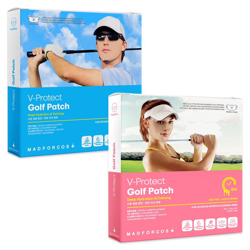 Mad for Course UV protection golf mask pack 20 sheets