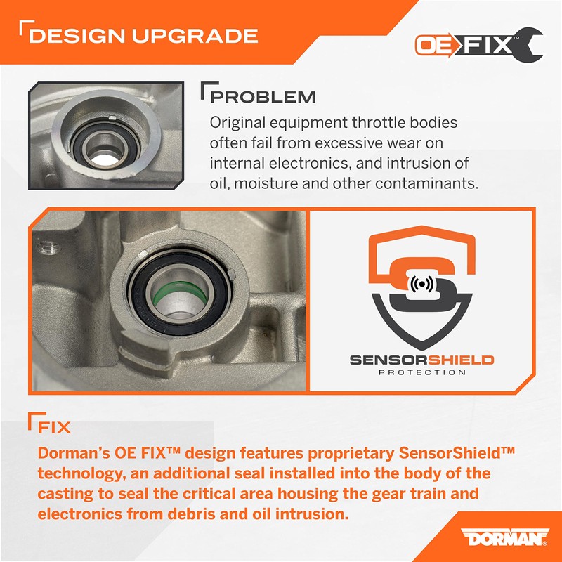 Dorman 977-593 Electronic Throttle Body Compatible with Select Ford/Lincoln Models