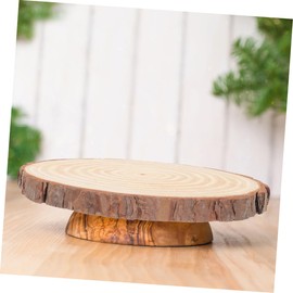 Tofficu 2pcs Wooden Blank Blocks DIY Wood Slices for Centerpieces Home Decor Painted Ornaments