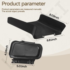 115-8447 Side Discharge Chute & 115-8449 Side Deflector for Toro and Many 22" Recycler Lawn Mower 2009-2015, Fits 20330 20330C 20331 20331C 20332 20332C 20333, Included Torsion Spring and Cover Rod