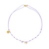 lu le | Collar fabricado con hilo con dije de