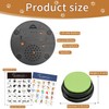 BUYVIKAY Set of 6 Colours Dog Button, Buzzer with Recording