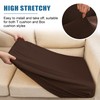 NC HOME Water-Repellent Sofa Cushion Covers Jacquard High Stretch Fabric