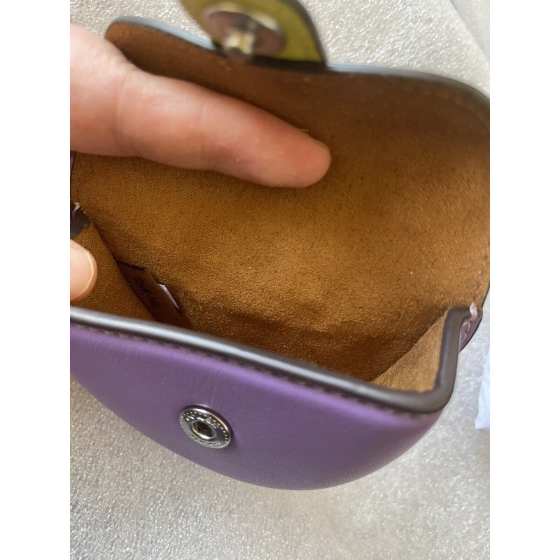 Coach Mini Saddle Bag Charm In Colorblock Cl456