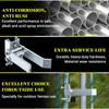 MorningRo 2-1/2 Inch Chain Link Single Gate Latch for 1-5/8"