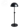 Black Half Circle Metal Adjustable hat Display Stand Racks
