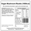 Vegan Mushroom Risotto (Double Serving / 1000KCAL / 3-Meal Pack)