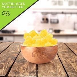 Nut Cravings NUT CRAVINGS Dry Fruits - Sun Dried Pineapple Chunks, with Sugar Added (32oz - 2 LB) Packed Fresh in Resealable Bag - Sweet Snack, Healthy Food, Naturally Grown, Vegan, Kosher Certified