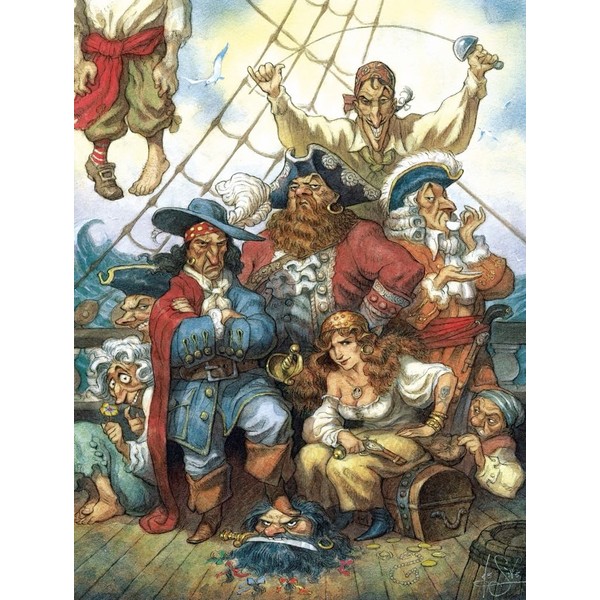 New York Puzzle Company - Peter de Sève A Pirate's