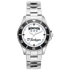 KIESENBERG 6038 Men's Watch Munich Gift Item Idea Fan Analogue Quartz Watch, Bracelet