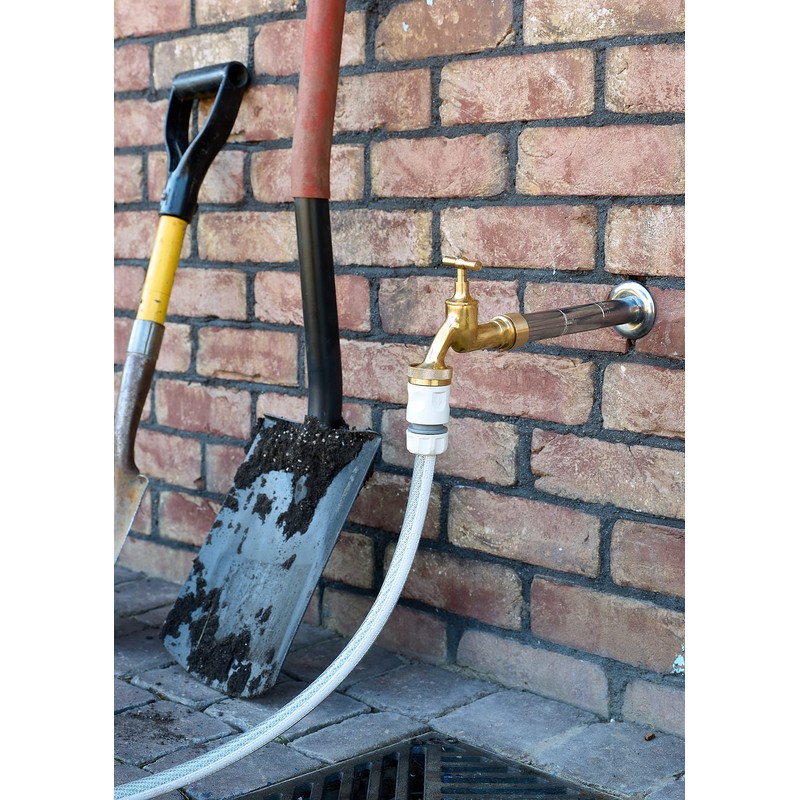 3/4” Female x 1/2” Male BSP Brass Round Pipe Connection,