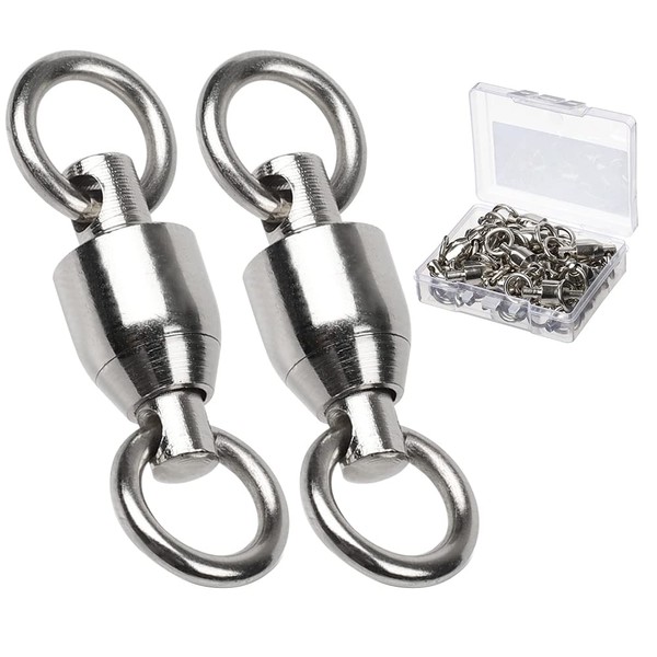 AMYSPORTS Ball Bearing Swivels Bearings Sarkan Bearing Swivels Fishing Power