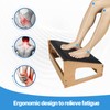 XINGMIAOWJ Ergonomic Foot Rest, 4 Adjustable Height Foot Stool,Footrest Under