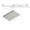 Weather Protection Small Pent Roof with Drip Edge Made of