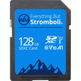 Everything But Stromboli 128GB Memory Card Class 10 UHS-1 U1 V10 Speed C10 128G SDXC Card for Canon Rebel Series Works with Rebel 2000D, T7, T7i, 800D, T6, 1300D, T6i, 750D Digital Camera SD Card