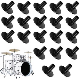 Lwtsrp Pack of 20 cymbal sleeves, cymbal stand sleeves, cymbal cover for drum cymbal stand, plastic cymbal holder, cymbal instrument drum accessories for cymbal stand and spare parts for shelf drum