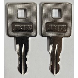 Pair of 2 Replacement Keys Cut to Key Code 8123 for Husky/Kobalt/Sears Tool Box (Cut by Key Copy Express) (The Key Code is on The Front of The Lock Next to The Key Hole or on The Original Key)