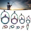 9PCS Lure Fishing Rod Guide Ring Set Stainless Steel Ceramic