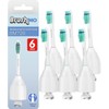 Brushmo Replacement Toothbrush Heads for Philips Sonicare E-Series Essence HX7022/66, also fits Advance, Elite and other Screw-On Electric Toothbrush Models, 6 Pack