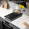 2 Burner Electric Cooktop 110v, Plug in Stove Top Burner,