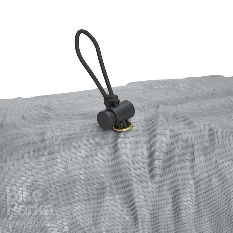BikeParka URBAN Waterproof Bicycle Cover - PAVEMENT Grey