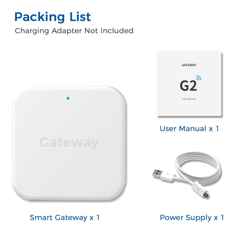 WiFi G2 Gateway for Kucacci H15B T17 Smart Lock, Wifi