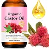 Castor Oil Organic, Cold Pressed Hexane Free Castor Oil, Nourishes