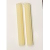 11 Inch Hand-Rolled Beeswax Taper Candles - Little Bee of Connecticut (Single Pair)
