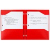 Five Star 2-Pocket Folder, Plastic Folder with Stay-Put Tabs, Fits