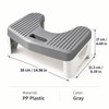 Comfort Toilet Stool for Adult Kids Pregnant Women, Squatting Aid