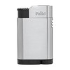 Palió Ballista Jet-Flame Refillable Butane Torch Lighter, Silver - Wind-Resistant