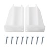 R 7227 Rear Drawer Track Back Plate, 5/16 in. x