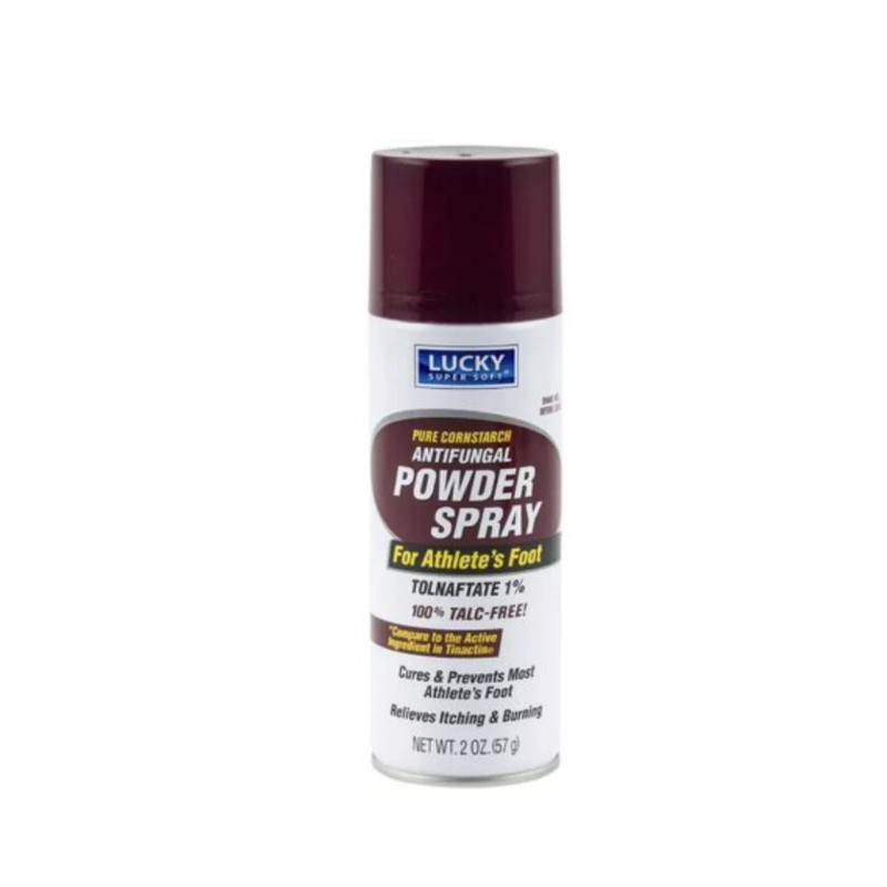 Lucky Super Soft Antifugal Powder Spray For Athlete's Foot, 2