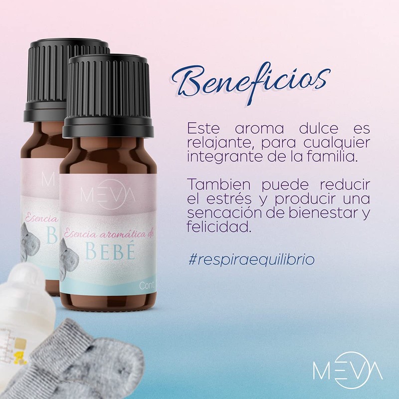 MEVA Esencias para Difusores y Humidificadores de Aromas 5ml Varios