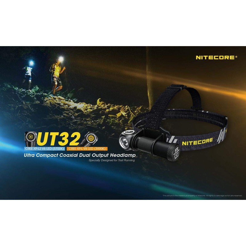 Nitecore UT32 Dual Emitter Headlamp - XP-L2 V6 (5700K, Cool