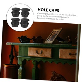 TEHAUX 4sets Plastic Hole Plug Locking Hole Plugs Furniture Covers Chair Feet Bench Legs Table Legs 200pcs*4