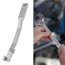 Funnytek Wrench Extender Tool Bar 13.5 inch Wrench Extension for Breaker Bar or Ratchet Torque Wrench Multiplier Cheater Bar with 1/2" Square Hole Leverage Tool for Mechanics Garage Auto Repair