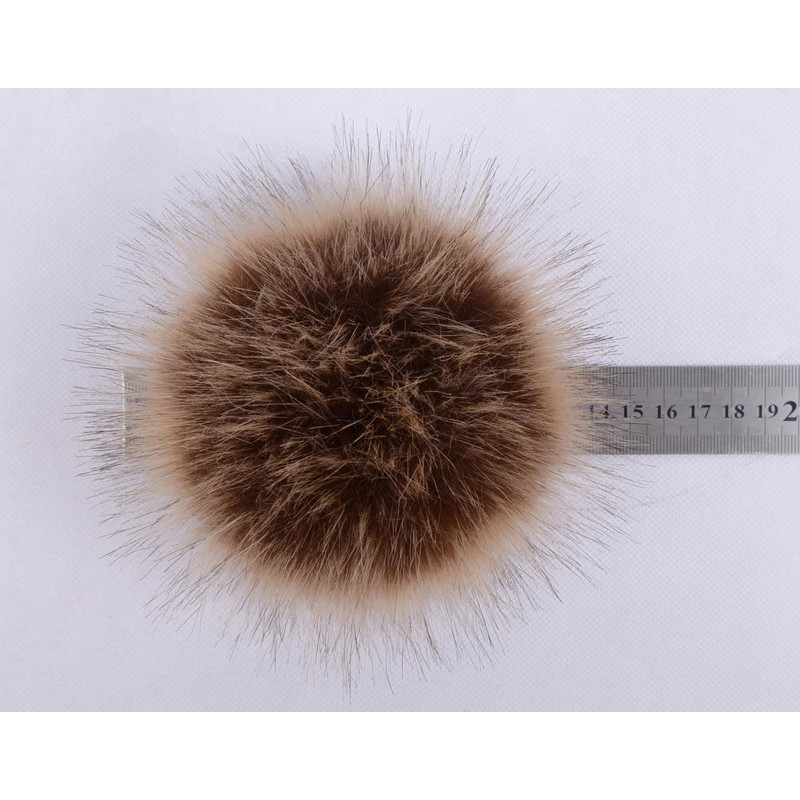 SERENYOU Women Winter Knitted Bobble Beanie Hat with Double Faux