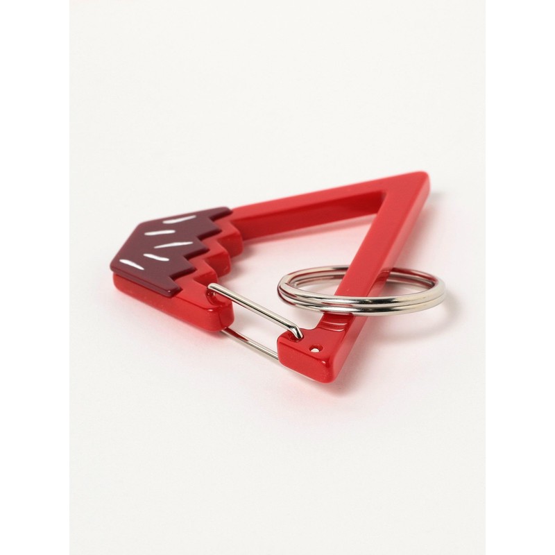 Beams Japan Small Item, Mt. Fuji Keychain, Red Free