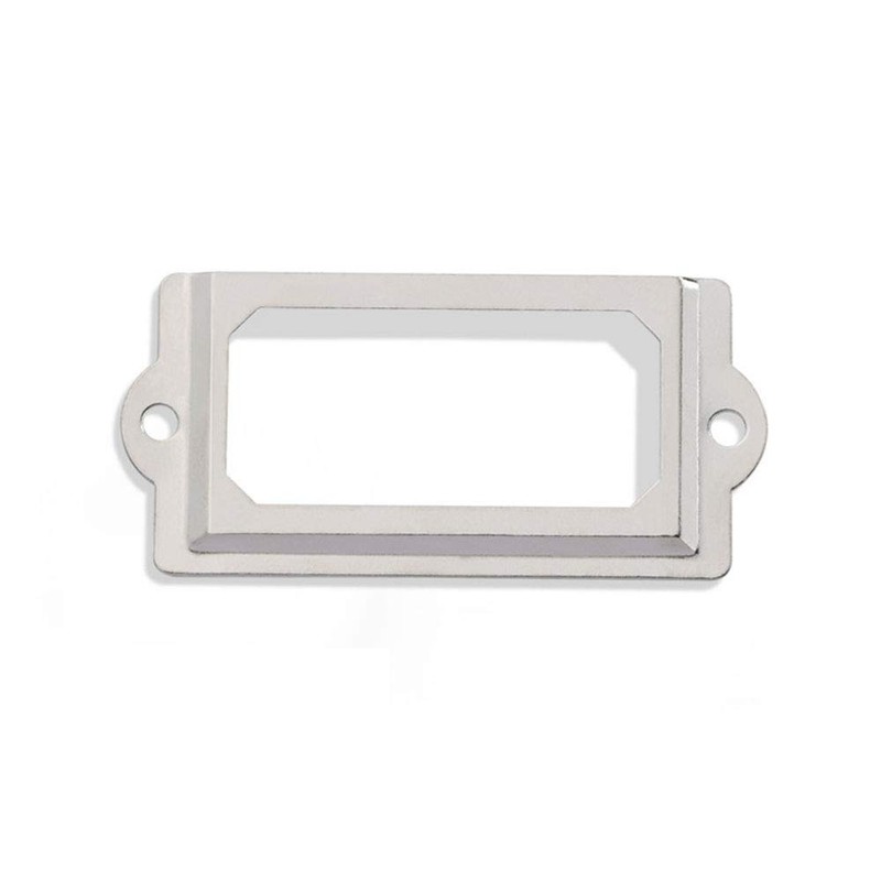 Metal File Cabinet Drawer Tag Labels Holders Shelf Card Holder