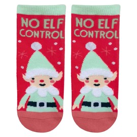 Stephen Joseph Unisex-Kid's Crew Socks, Elf, Large