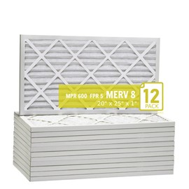 Lamons 20"x25"x1" Xtreme Plus Air Guard MERV 8 Filter (12 Pack)