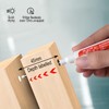 NORXUAZE 2pcs white Long Nib Deep Hole Marker Pen -