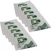 For Numatic Masterpart 10 Pack Microfiber Vacuum Bags For Numatic