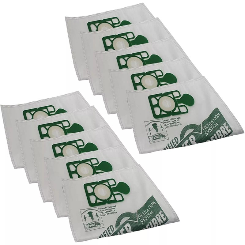 For Numatic Masterpart 10 Pack Microfiber Vacuum Bags For Numatic