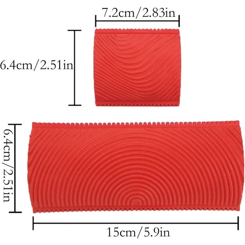 Wood Graining DIY Tool Set,Wood Pattern Brushing Roller Embossed Wall