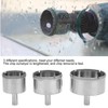 3pcs Portable Hole Opener Saw Drill Bit Tool for Glass
