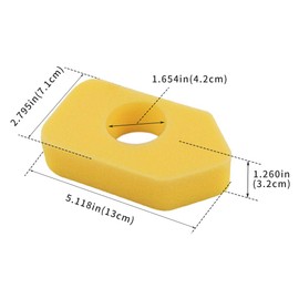 2 Pack Air Filter 698369 for Briggs & Stratton 4216 5086K 5088 5088H 5099 698369 MTD 490-200-0011 Craftsman SPA8S1062853001