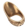Archery Thumb Rings Good Protection Engraving Pattern Brass Finger Protector