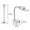 JSCARLIFE RV LED Reading Light, DC12V 24V mart Touch Dimmable